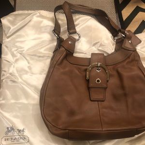 Camel leather Hand bag